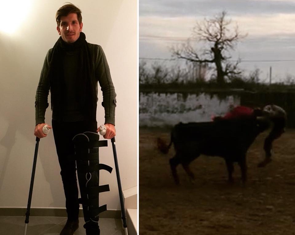 Maxime Solera, fracture au niveau du genou suite à un accrochage survenu au campo la semaine dernière