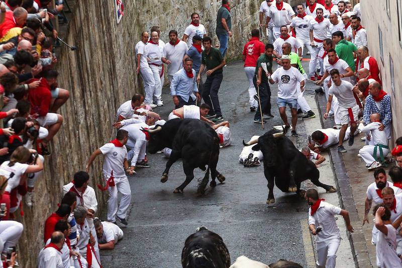 PAMPLONA 2018 Les Images De Lencierro 1 Toros De Puerto