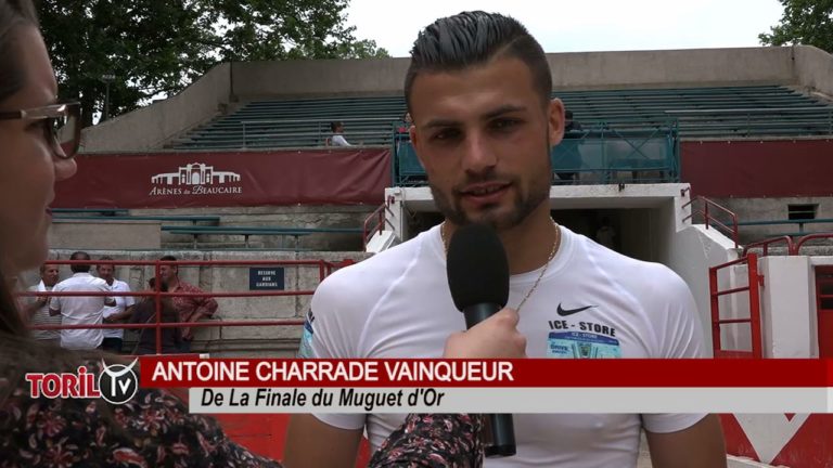 INTERVIEW Beaucaire (03/06/2018) – La réaction d’Antoine Charrade après sa victoire au Muguet d’or 2018