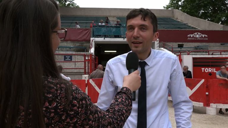 INTERVIEW Beaucaire (03/06/2018) – La réaction de Julien Sanchez, Maire de Beaucaire, après la finale du Muguet d’or 2018