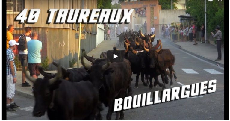 BOUILLARGUES (06/08/2018) – Retour en vidéo sur les 40 Taureaux