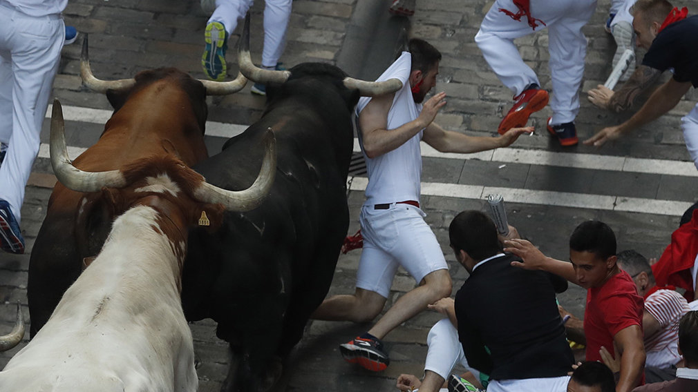 VIDEO // Les meilleurs moments de l’encierro 7 Toros de La Palmosilla | San Fermín Pamplona (13/07/2019)