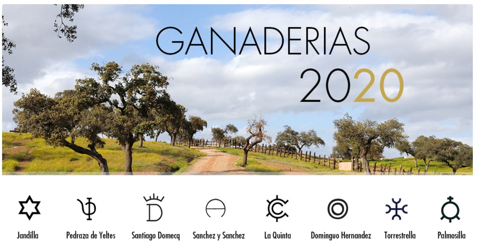 Les ganaderias pour la Féria de Dax 2020
